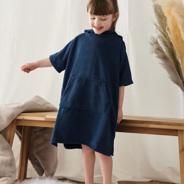 KIDS toweling poncho. Thumbnail